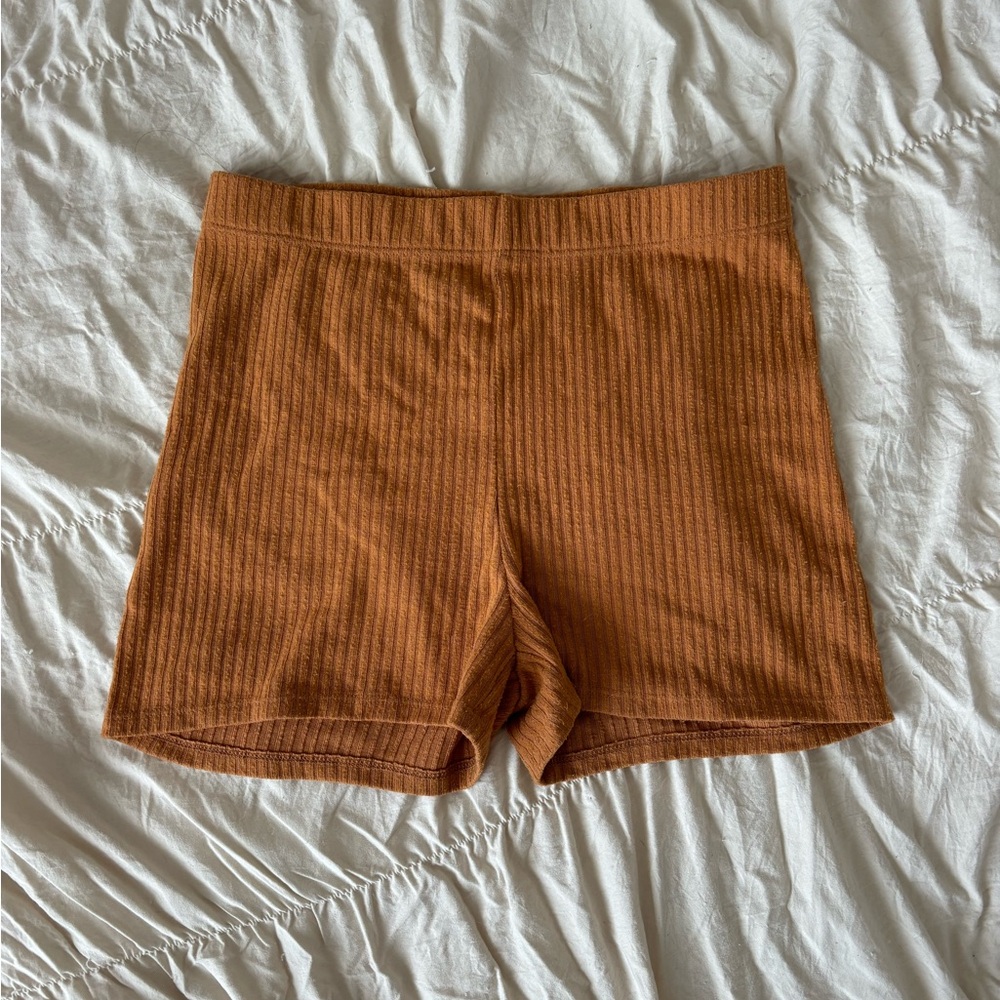 Burnt Orange Pacsun Comfy Biker Shorts